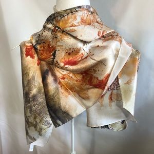 100% silk scarf  under $25